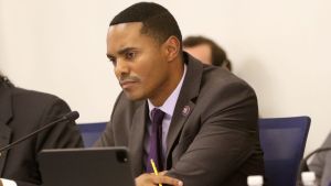 U.S. Rep. Ritchie Torres, is shown during a congressional field hearing on Countering Violent Extremism, Terrorism and Antisemitic Threats in New Jersey. Monday, October 3, 2022