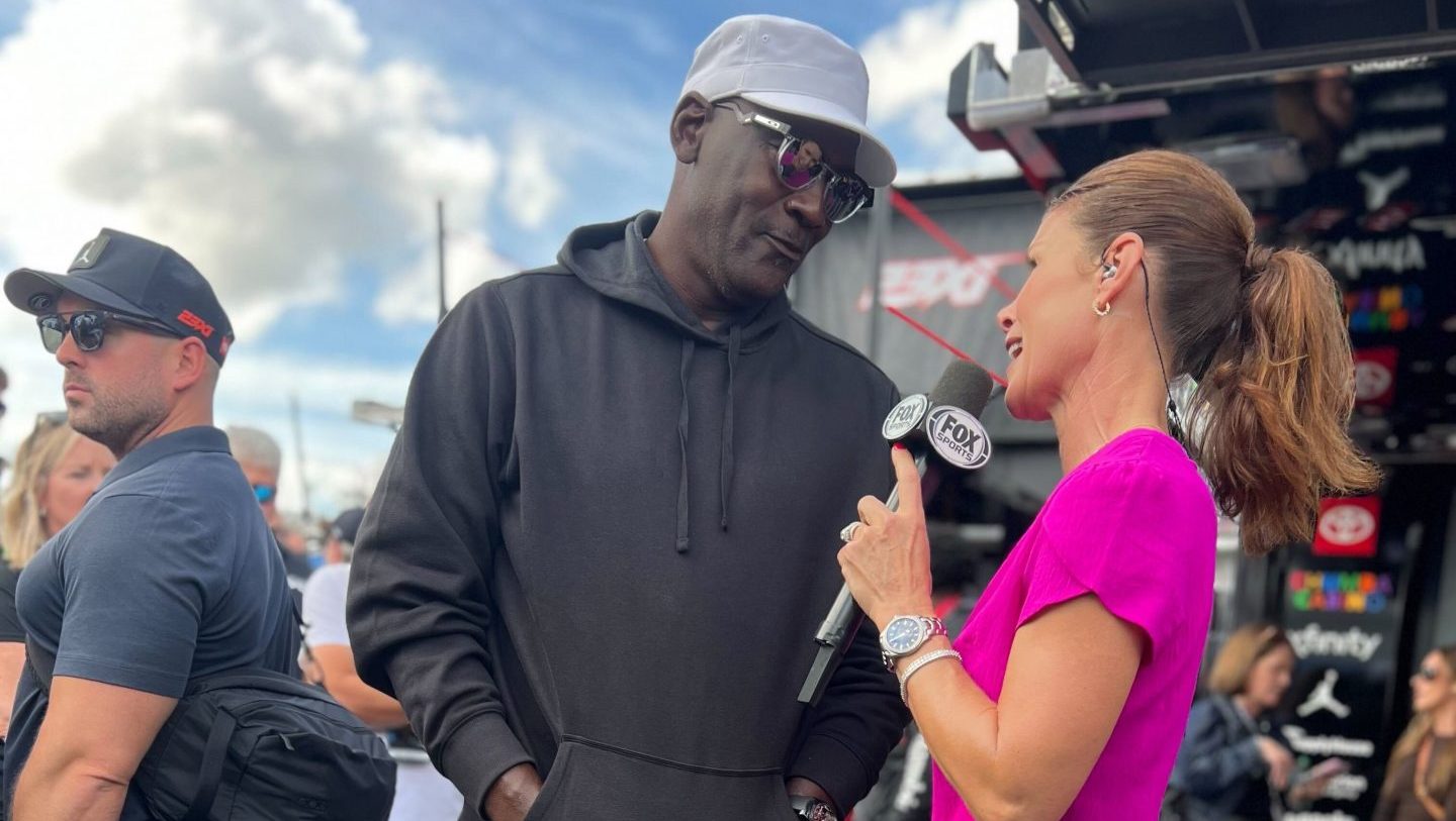 Jamie Little interviews Michael Jordan
