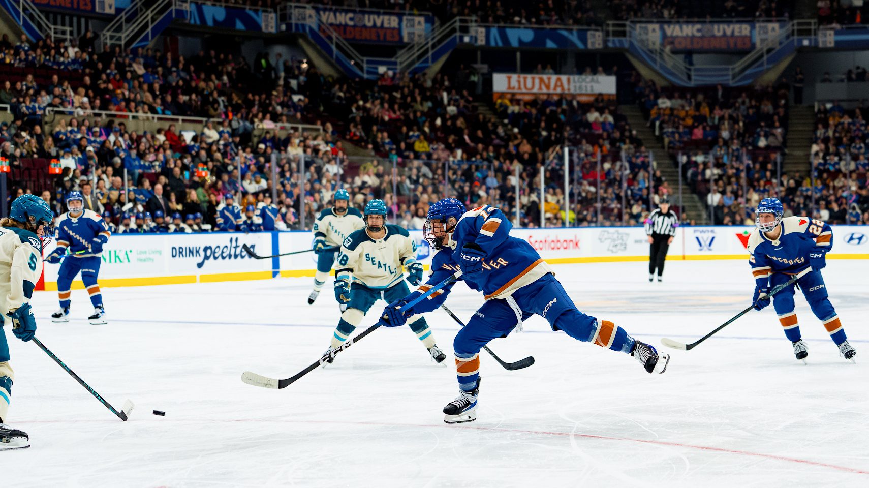 Seattle Torrent @ Vancouver Goldeneyes at Pacific Coliseum