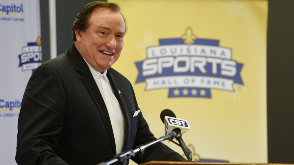 Inductees in the 2021 Louisiana Sports Hall of Fame attend a press conference Thursday afternoon Louisiana Sports Hall of Fame and Northwest Louisiana History Museum. Tim Brando