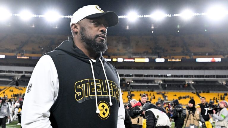 Jan 12, 2026; Pittsburgh, PA, USA; Pittsburgh Steelers head coach Mike Tomlin leaves the field following an AFC Wild Card Round loss to the Houston Texans at Acrisure Stadium. Mandatory Credit: Barry Reeger-Imagn Images