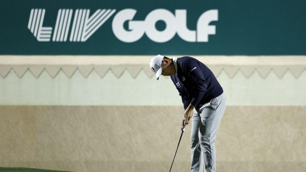 [US, Mexico & Canada customers only] Feb 4, 2026; Riyadh, SAUDI ARABIA; Byeong Hun An in action during the first round of play at LIV Golf Riyadh at the Riyadh Golf Club.