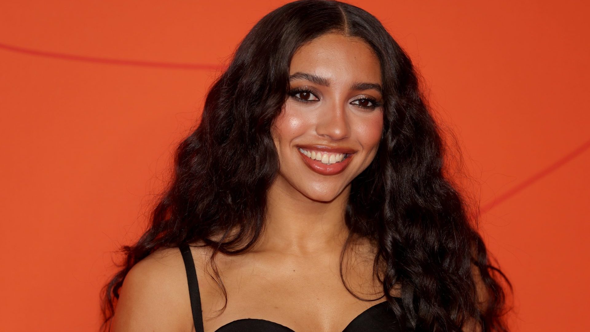Apr 13, 2026; New York, NY, USA; Azzi Fudd poses for a photo on the orange carpet before the 2026 WNBA Draft at The Shed at Hudson Yards. Mandatory Credit: Brad Penner-Imagn Images