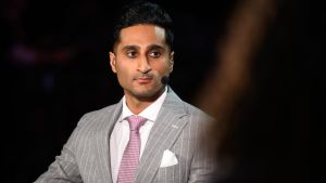 Chicago, IL - May 10, 2026: Shams Charania during the 2026 NBA Draft Lottery.