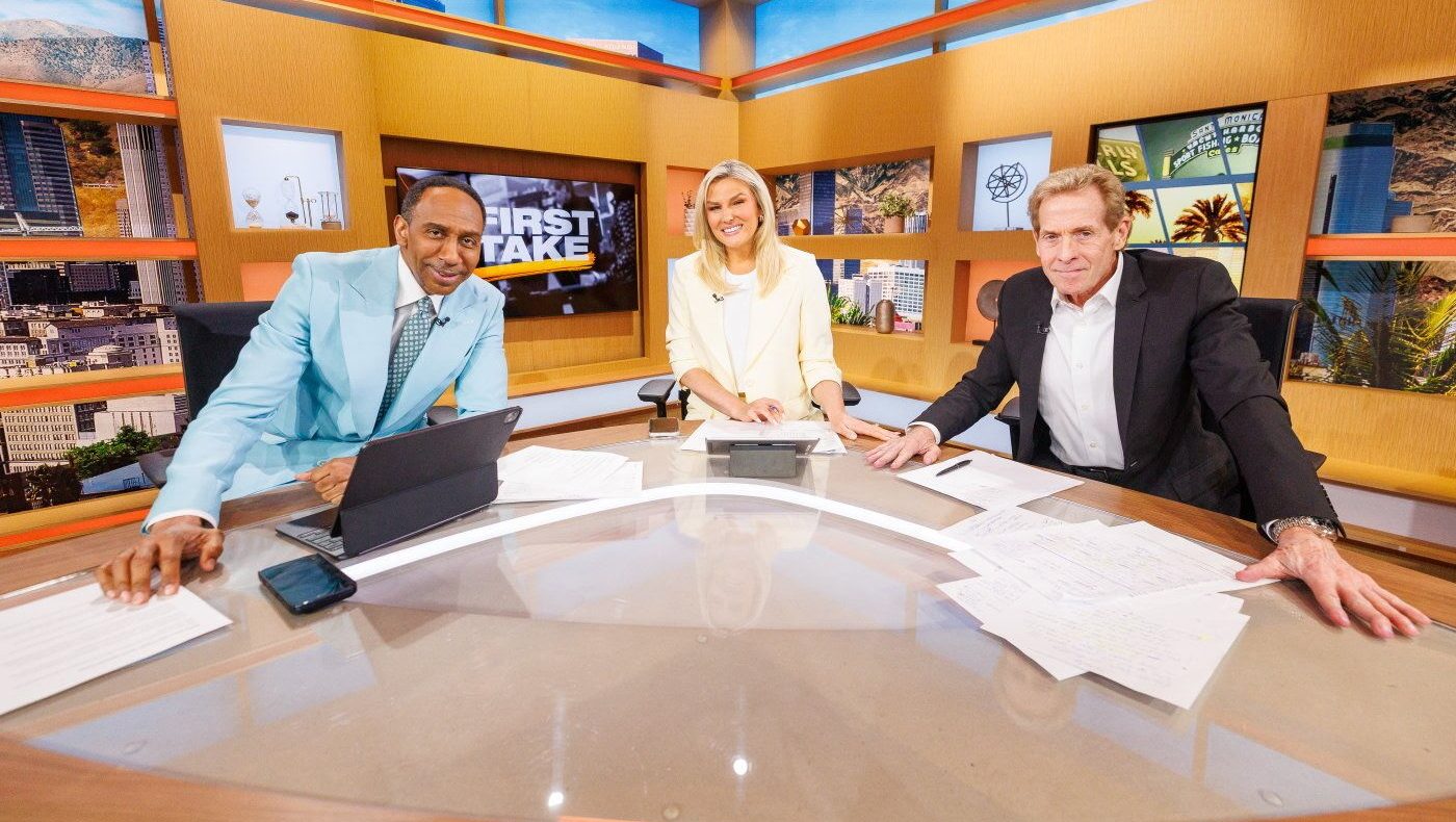 Skip Bayless, Stephen A Smith Shae Cornette First Take