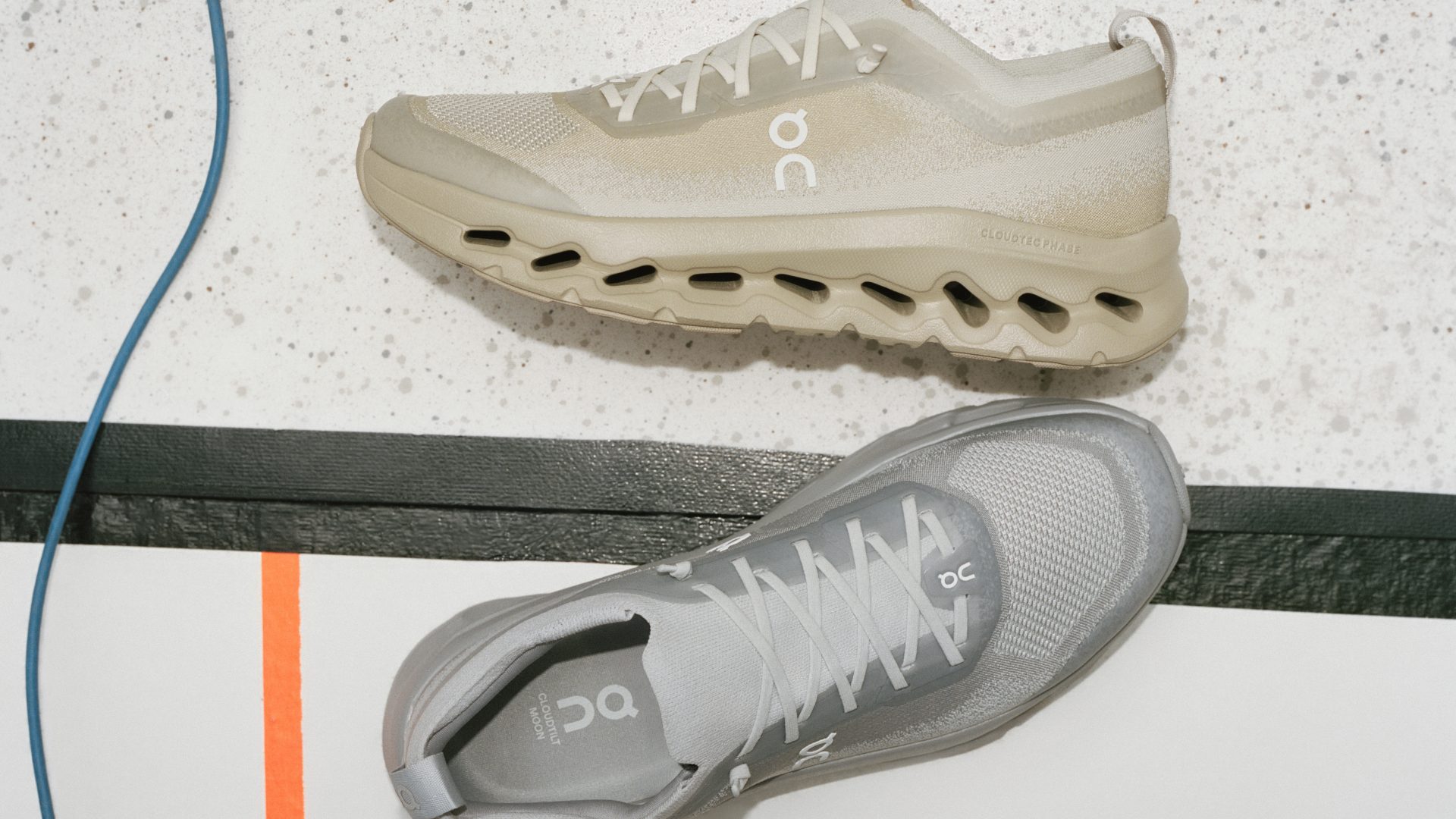 On sneakers