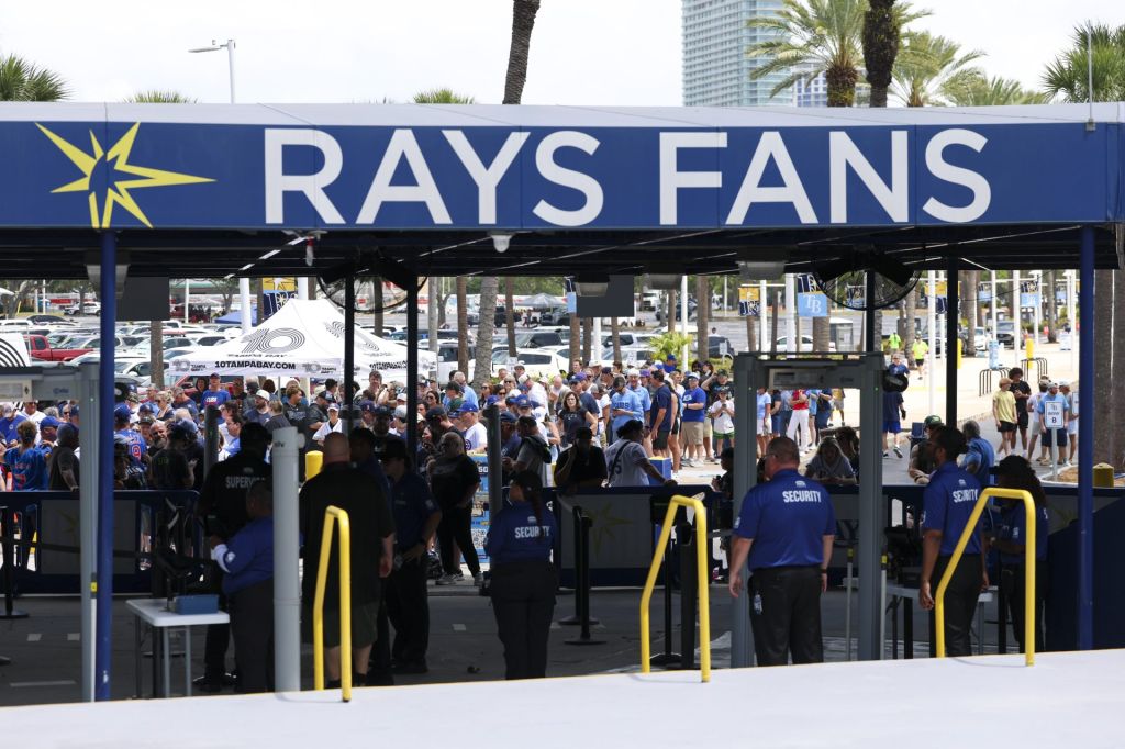 Apr 6, 2026; St. Petersburg, Florida, USA; a general view of the stadium before a game between the Chicago Cubs and Tampa Bay Rays at Tropicana Field. Mandatory