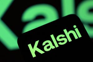 Kalshi logo appears in this illustration taken April 22, 2026.