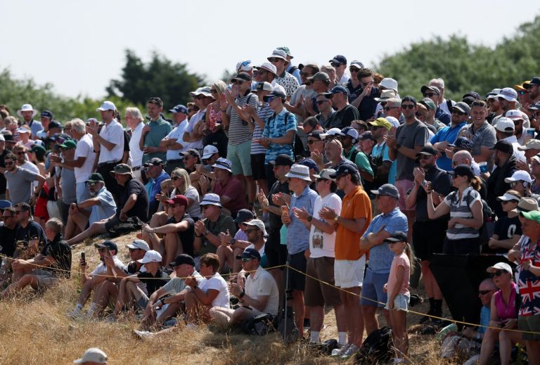 Golf - The 154th Open Championship - Royal Birkdale Golf Club, Southport, Britain - July 16, 2026 Spectators during the first round