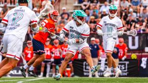 Joey Spallina (#22) of the Maryland Whipsnakes during the 2026 PLL Regular Season, The Week 10 match up of The Maryland Whipsnakes and The Utah Archers at Peter Barton Lacrosse Stadium, Denver, Colorado. On Saturday, July 25th, 2026