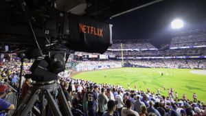 PHILADELPHIA, PENNSYLVANIA- JULY 13: during the Home Run Derby at Citizens Bank Park on July 13, 2026 in Philadelphia, Pennsylvania. (Photo by Heather Barry / Netflix)