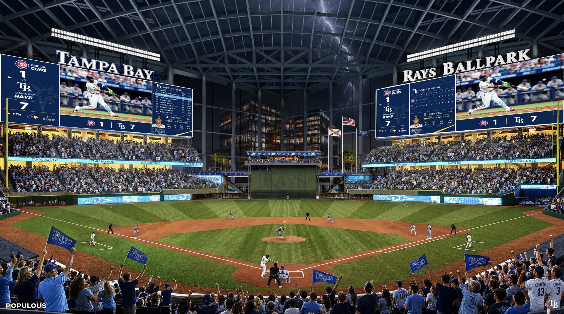 Rays Tout New Stadium Designs As Funding Talks Continue