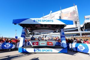 Nov 16, 2025; Denver, Colorado, USA; General view of CBS Sports NFL today broadcast before the game between the Kansas City Chiefs against the Denver Broncos at Empower Field at Mile High.