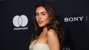 Madison Beer attends the Clive Davis party, also referred to as the annual Pre-Grammy Gala, in Beverly Hills, California, U.S., January 31, 2026.