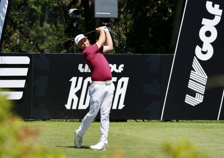 Golf - LIV Golf - Korea - Asiad Country Club, Busan, South Korea - May 31, 2026 Ripper GC's Cameron Smith in action during the fourth round