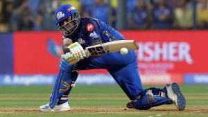 FILE PHOTO: Cricket - Indian Premier League - IPL - Mumbai Indians v Chennai Super Kings - Wankhede Stadium, Mumbai, India - April 23, 2026 Mumbai Indians' Suryakumar Yadav in action