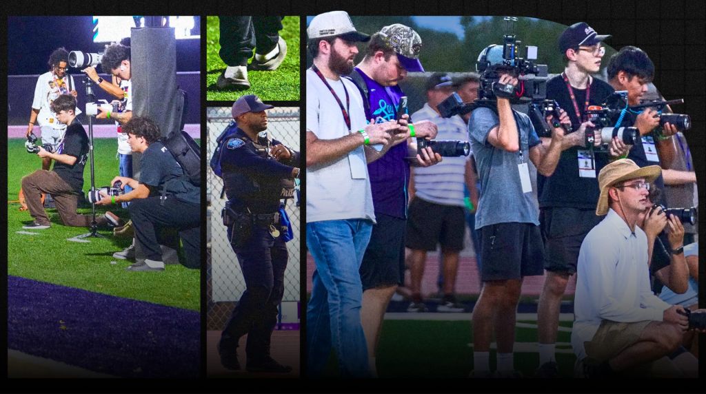 ‘Pajama Paparazzi’: High School Football Sidelines Clogged With Creators