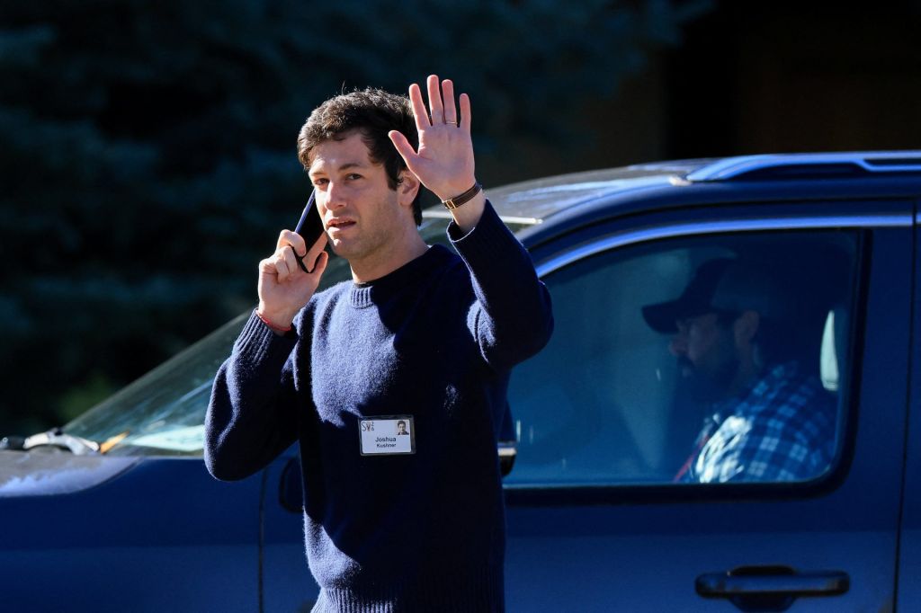 Josh Kushner attends the annual Allen and Co. Sun Valley Media and Technology Conference at the Sun Valley Resort in Sun Valley, Idaho, U.S., July 10, 2026.